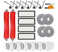 Confezione da 24 pezzi di ricambio compatibili con Roborock QV 35A, QV35S, QR 798, QR 598 Robot aspirapolvere accessori