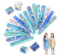 Confezione da 25 braccialetti oceanici, braccialetti in silicone, braccialetti in silicone, braccialetti da polso a compressione, regali per feste per ragazzi e ragazze,