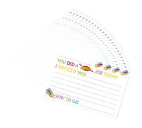 Confezione da 25 carte di incentivazione in classe, carte di comportamento positivo, per studenti, studenti, studenti, bambini, classe, carte ricompensa colorate