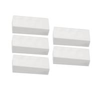 Confezione da 25 cuscinetti ignifughi in fibra di lana di lana di accensione antincendio, 11,9 x 5,1 cm, ricambio in cotone resistente al calore, per caminetti da tavolo
