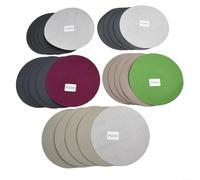 Confezione da 25 dischi di carta vetrata a secco a umido, grana 2, 3, 4, 5, 6 pollici, 1000, 1500, 3000, 5000, in lattice, per lucidare metallo, legno, auto, pietra (15,2 cm)