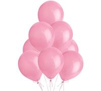 Confezione da 25 palloncini rosa metallizzati, grandi, in lattice biodegradabili, spessi 30 cm, per feste, compleanni, matrimoni, baby shower, San Valentino, decorazioni per feste ad arco di