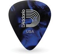 Confezione da 25 plettri morbidi D'Addario Planet Waves, di colore blu perla,