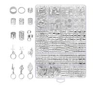 Confezione Da 275 Polsini Per Capelli In Metallo Clip Capelli Trecce Dreadlock Spirali Regolabili Gioielli Uomini Donne Adolescenti Accessori