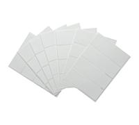 Confezione da 28 etichette bianche rettangolari da 25 x 75 mm, adesivi