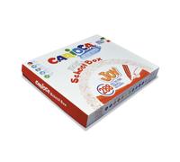 Confezione da 288 pennarelli Carioca Joy School Box - Punta da 28 mm - Inchiostro super lavabile - Cappuccio con chiusura di sicurezza e valvola di sfiato - Ideali per le scuole - Colori assortiti