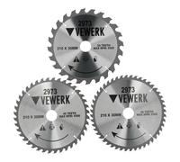 Confezione da 3 - 210 mm x 30 mm TCT set lame circolari 24T 40T 48T taglio legno