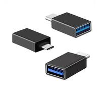 Confezione da 3 adattatori da USB C maschio a USB 3.0 femmina, compatibili con MacBook Pro dopo il 2016, MacBook Air dopo il 2018, Mac Mini, Dell XPS e altri dispositivi di tipo C o Thunderbolt 3
