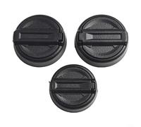 Confezione da 3 adesivi decorativi per buco della serratura per Jeep per Wrangler dal 1997 al 2024, accessori per auto in ABS