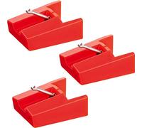 Confezione da 3 aghi di ricambio per giradischi Ion LCT04RS, ION TTUSB,TTUSB10,Phonograph CR24003A, CR2402C, CR2413A, CR245, CR246, CR249, CR6001A, CR6004A, CR6249A,