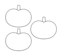 Confezione da 3 anelli di supporto per piante in ferro battuto a forma di zucca, 25 x 30 cm, nero, per decorazioni da giardino e legami per piante da esterno a tema autunnale