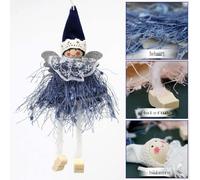 Confezione da 3 angioletti di Natale in peluche, mini angioletti da appendere, ornamenti, regali per bambini, ciondoli a forma di angelo di