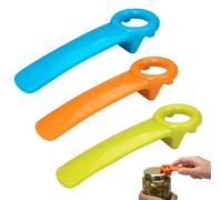 Confezione da 3 apriscatole in vetro, apriscatole per barattoli con tappo a vite, apriscatole per barattoli con tappo a vite,apriscatole in vetro senza sforzo per anziani, bambini, donne, mani deboli