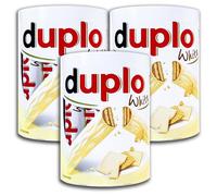 Confezione da 3 barrette Fererro Duplo White da 182 g con imbottitura in crema a nido d'ape e rivestimento in cioccolato bianco