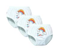 Confezione da 3 Biancheria Intima Bambina Mutandine in Cotone da 0-4 Anni Piccola Bambino, Mutandine delle Neonate Undies Confortevoli,Copripannolino Neonata,Slip Senza (02-Mint Green, 6-12 Months)