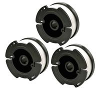 Confezione da 3 bobine di ricambio AF-100 compatibili con Black+Decker AF-100-3ZP AF-100-BKP String Trimmer Weed Wacker String .065 Trimmer Line Autofeed Trimmer Bobina, 9,1 m