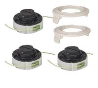 Confezione da 3 bobine per decespugliatore con 2 coperture per Stihl FSA 57 FSE 52 Weed Eater String Autocut C3-2 Testina di ricambio 4009 710 4305