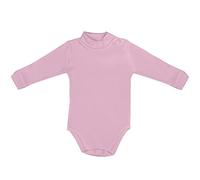 Confezione da 3 body lupetto in caldo cotone al 100% manica lunga neonato e neonata con polsino - Nazareno Gabrielli (Rosa, 9 mesi)