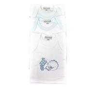 Confezione da 3 Body Neonato Mezza Manica Linea Body Collection LIABEL in 100% Cotone.