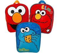 Confezione da 3 borse scuola per bambini Elmo & Cookie Monster Sesame Street ...
