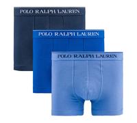 Confezione da 3 boxer in cotone elasticizzato Blu L Tinta unita