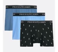 Confezione da 3 boxer in cotone elasticizzato Blu XXL Tinta unita