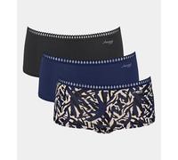 sloggi Donna Go Crush Short C3P, Blue - Dark Combination