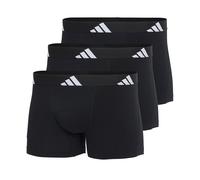 adidas Trunk (3pk) -Active Flex Cotton Intimo, 000 Nero, XL (Pacco da 3) Uomo