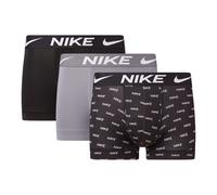 Nike Dri - FIT Essential Micro Trunk Boxer Confezione Da 3 Uomini Nero, Grigio, Taglia: L