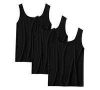 Confezione da 3 canottiere da uomo senza maniche, maglietta a compressione, traspirante, per allenamento, palestra, vestibilità muscolare, 3 pezzi 4, 4XL