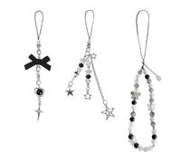 Confezione Da 3 Catene Per Cellulari Alla Moda, Catene Per Cellulari Semplici E Versatili, Catene Con Perline Per Cellulari, Accessori Per Borse Per Cellulari, Decorazioni Per Cuffie