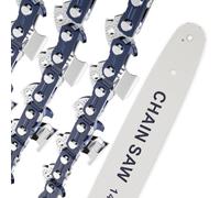 Confezione da 3 catene per motosega da 35 cm, LP 1,3 mm, 52 TG, compatibile con Husqvarna, Einhell, Makita, Dolmar, Oregon e altri 3 pezzi (3/8" LP 0.050" 52TG 14" X3)