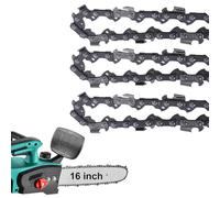 Confezione da 3 catene per motosega da 40,6 cm, 56 maglie, calibro 127 cm, passo 3/8", 40 cm, catene di ricambio per motosega a basso contraccolpo, adatte per motosega Craftsman, Echo, Poulan, Ryobi