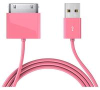 Confezione da 3 cavi di ricarica e sincronizzazione dati USB a 30 pin extra lunghi per Apple iPhone 4 4S 3G 3GS Apple iPad 1st 2nd 3rd Gen iPod 5th Gen Classic Nano 1st 2nd 3rd Gen Touch 1st 2nd 3rd