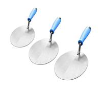 Confezione da 3 cazzuole per muratura in acciaio inox resistenti adatte per lavori di costruzione edilizia fai da te e progetti di lunga durata