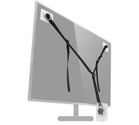 Confezione da 3 cinghie di sicurezza per TV a schermo piatto, senza trapano, regolabili, anti-ribaltamento, kit di ancoraggio per mobili a prova di bambino