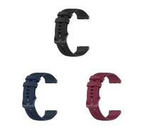 Confezione da 3 cinturini compatibili con Withings ScanWatch Light 37 mm, cinturino di ricambio regolabile in silicone sportivo per smartwatch Withings ScanWatch Light 37 mm