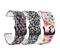 Confezione da 3 cinturini di ricambio compatibili con Amazfit Bip 3 Pro/GTS 4 Mini/Garmin Venu 2 Plus, cinturino sportivo in morbido silicone per Bip 3 Pro/Bip 3/GTS 4/GTS 3/GTS 2 Mini/GTS (3B)