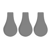 Confezione da 3 clip magnetiche per tenda da doccia - Paraspruzzi antivento in silicone autoadesivo | Fermo per rivestimento a parete per copertura vasca da bagno, kit di guarnizioni impermeabili