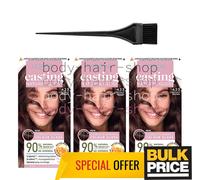 Confezione da 3 colori per capelli L'Oreal Casting Natural 423 marrone...