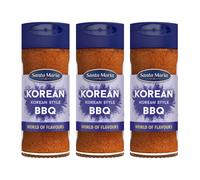 Confezione da 3 condimenti per barbecue coreani Santa Maria 46 g miscela di s...