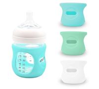 Confezione da 3 custodie in silicone per biberon Avent Natural, in vetro, per bottiglie di protezione per bambini, infrangibili, compatibili con i biberon Philips Avent Natural, in vetro da 120 ml