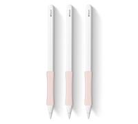 Confezione da 3 custodie iPencil Grips rosa, custodia ergonomica in silicone compatibile con Apple Pencil 2a generazione iPad Pro 11 12,9 pollici 2018
