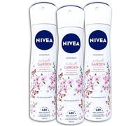 Confezione da 3 deodorante Nivea Spray miracle Garden, 3 x 150 ml, deodorante