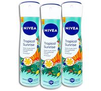 Confezione da 3 deodorante Nivea Tropical Sunrise Spray 3 x 150 ml