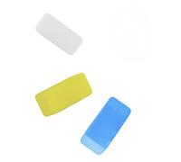 Confezione da 3 | Diffusore per Flash Speedlite Fotocamera compatibile con Canon 560 565EX 580EX, Godox V860 TT600 | Bianco/Giallo/Blu