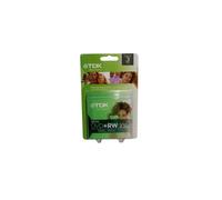 Confezione da 3 dischi TDK Mini DVD+RW da 30 minuti, 1,4 GB, con custodia
