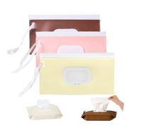 Confezione da 3 dispenser di salviette per bambini, portatile, ricaricabile, da viaggio, per bagno, auto, viaggi, campeggio all'aperto, sport, asilo nido, regali per baby shower di nuovi genitori