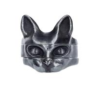 Confezione da 3 eleganti anelli senza peli a forma di gatto, set di anelli unisex per le dita dei gatti, gioielli per le dita dei gatti per feste e appuntamenti alla moda senza peli, Misura unica