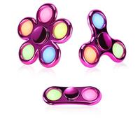 Confezione da 3 Fidget Spinner Pop, giocattoli di decompressione ideali for adulti, Fidget Spinner for il sollievo, regali di ritorno for feste di compleanno, premi in classe for bambini, ragazzi e ra